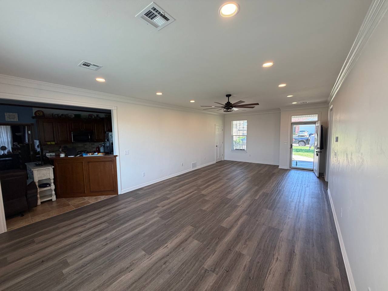 After — great room opening into kitchen