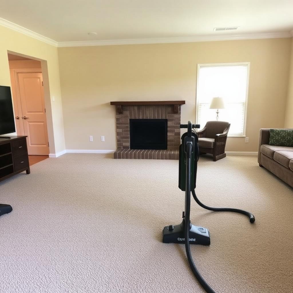 Deep carpet cleaning in a Shawnee home