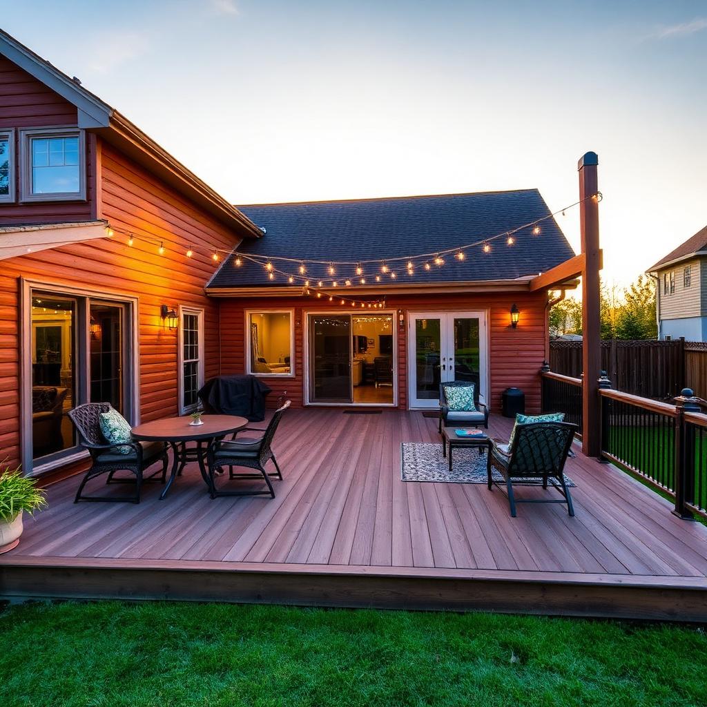 Custom deck build in Shawnee
